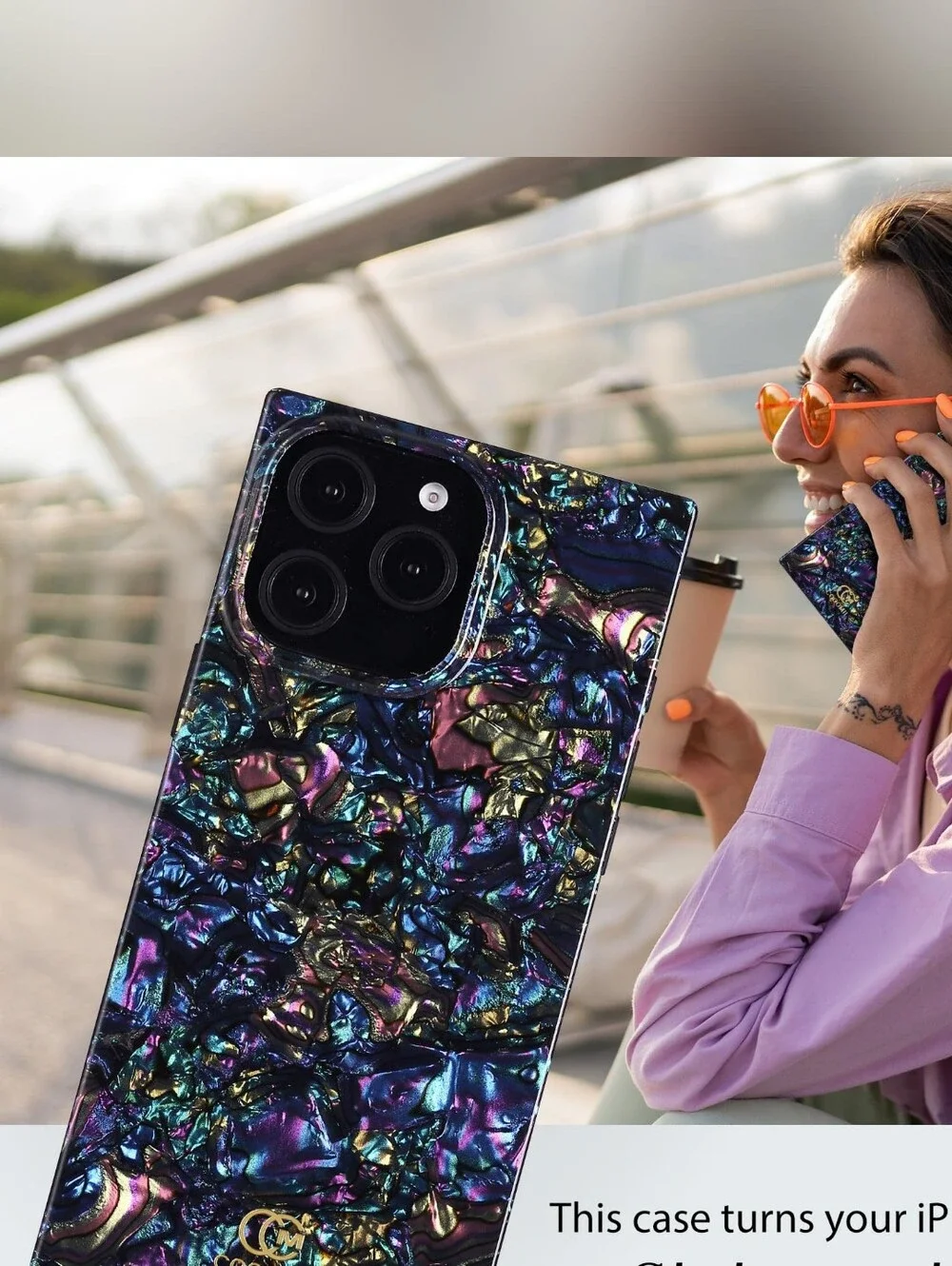 Iridescent Abalone Pattern iPhone 7 Plus Case - Multicolor